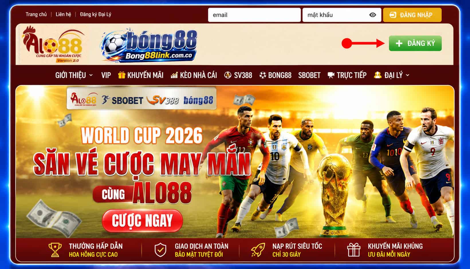 Bước 1: Truy cập đường link chính thức