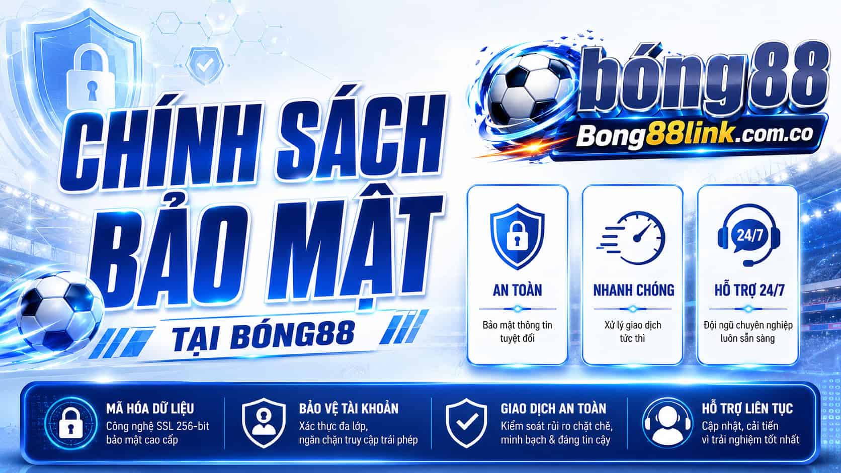Chính sách bảo mật tại Bong88