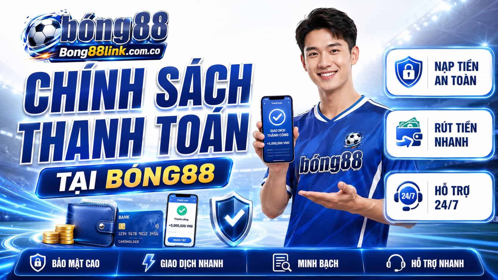 Chính sách thanh toán tại Bong88