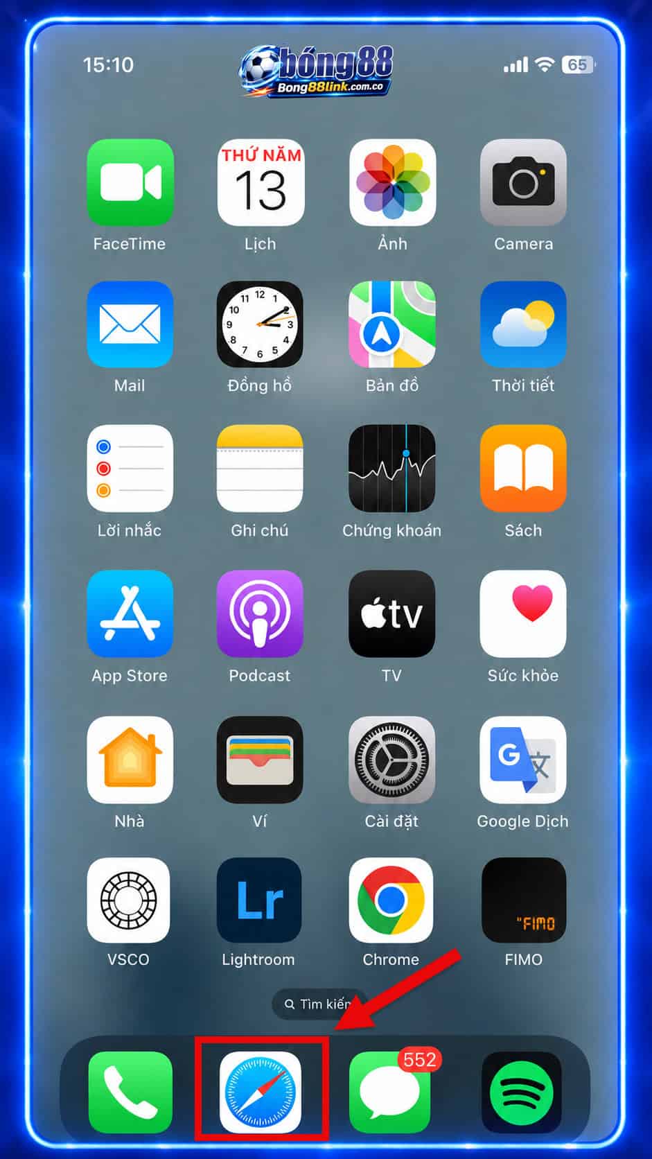 Hướng dẫn tạo Shortcut Bong88 trên IOS