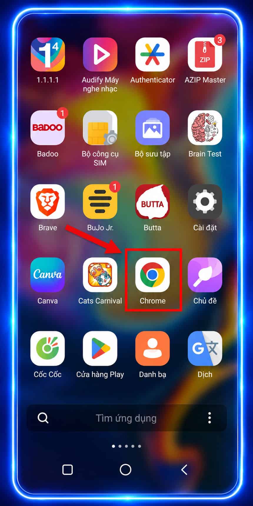 Hướng dẫn tạo Shortcut Bong88 trên Android