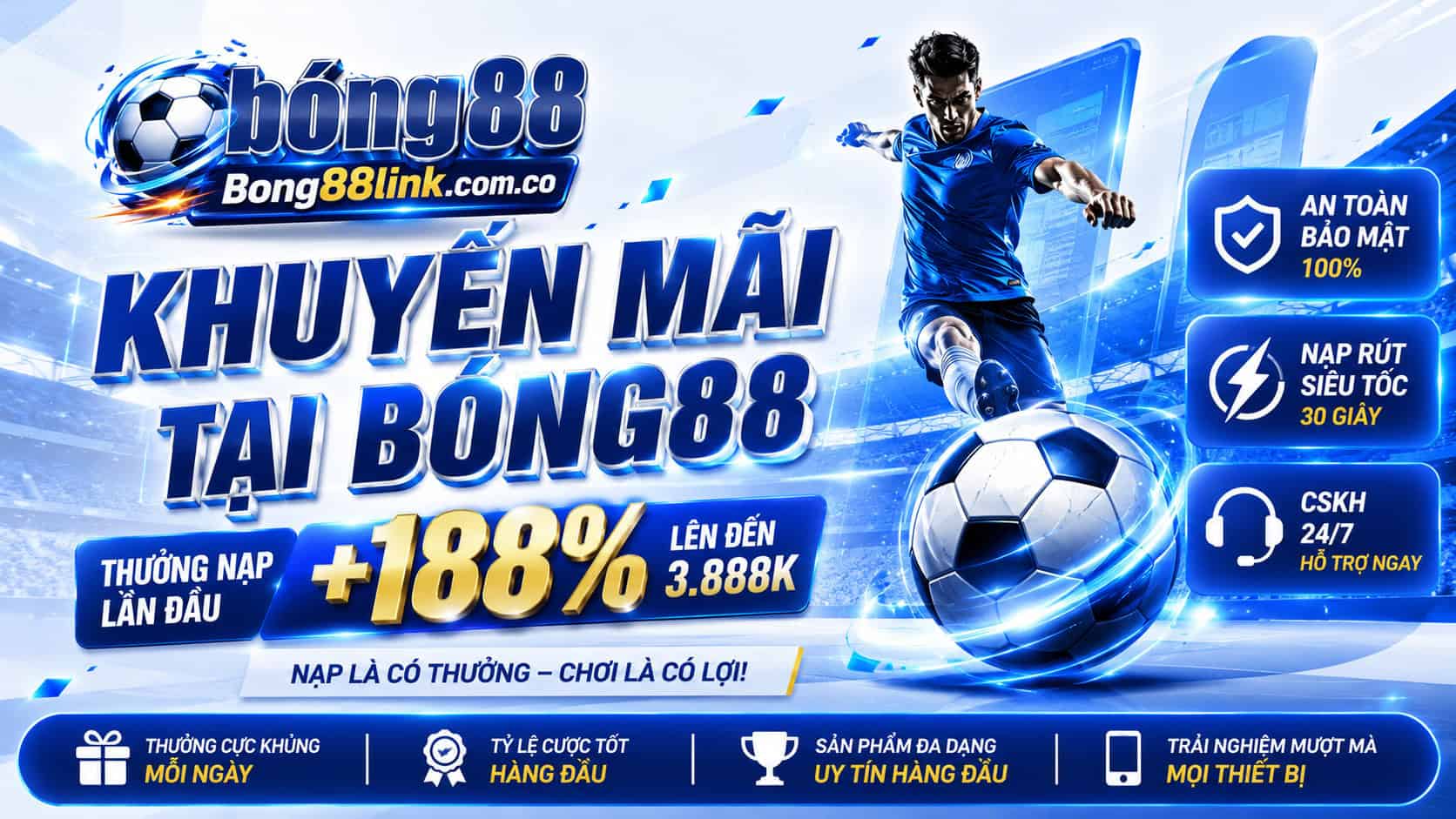 Khuyến mãi tại Bong88