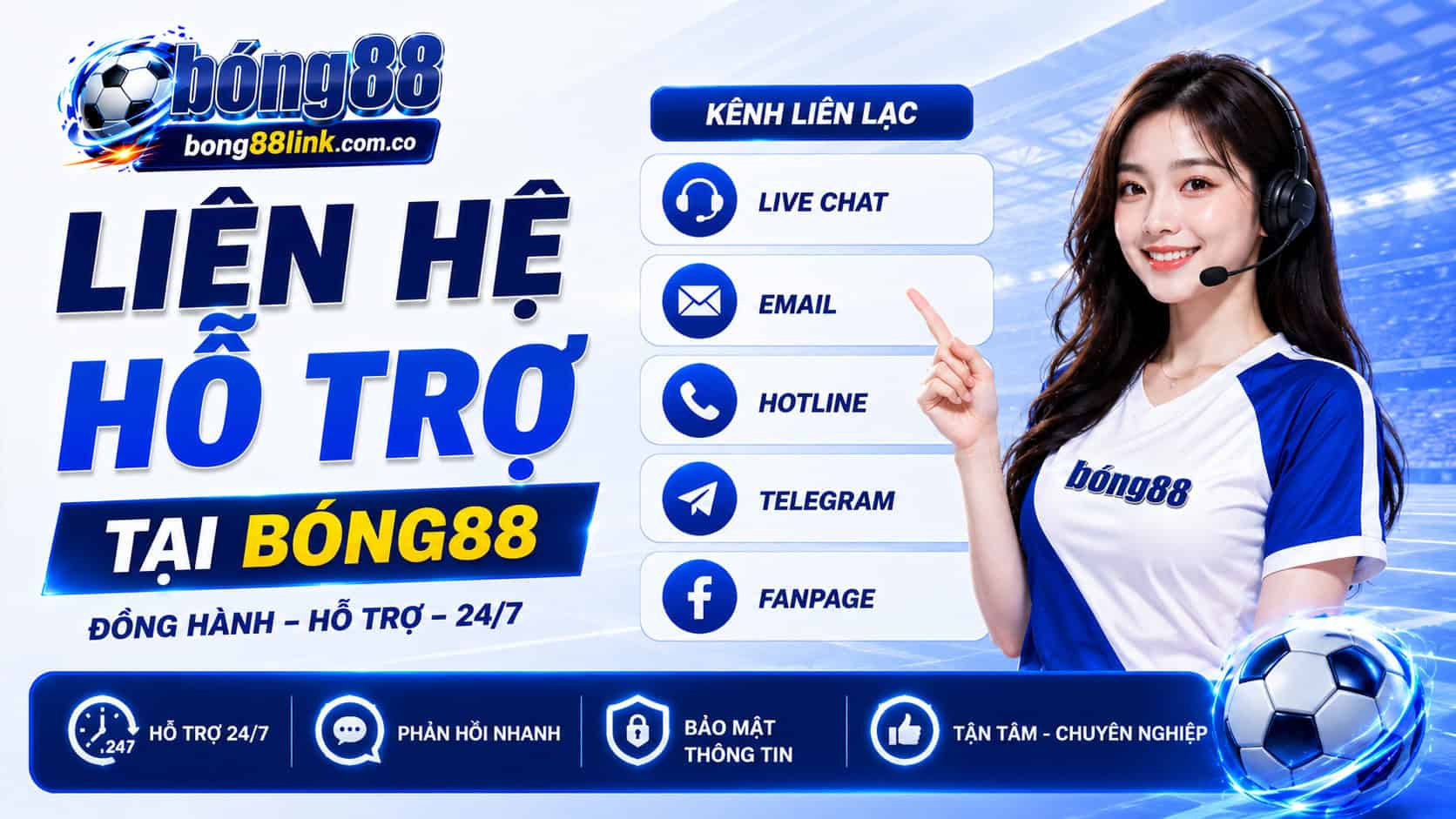 Liên hệ hỗ trợ tại Bong88